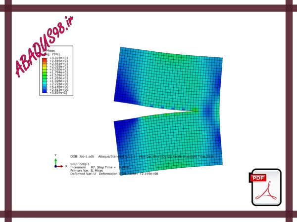Slide2 600x450 - فایل آموزشی دوم: تحلیل ترک دوبعدی به روش XFEM